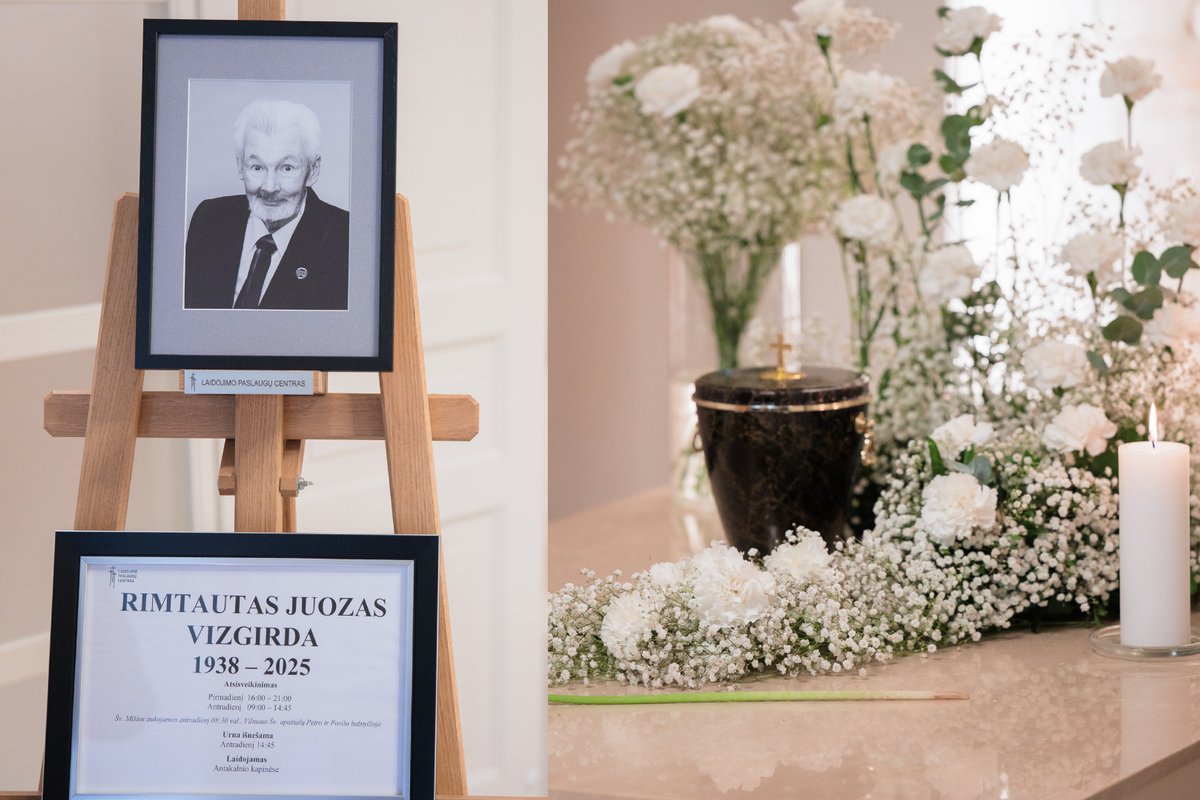 Vilniuje atsisveikinima su Rimtautu Juozu Vizgirda: renkasi artimieji ir kolegos
