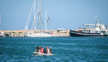 Aktyvistai: prieš pagalbos Gazai flotilę panaudoti dronai ir sprogstamieji užtaisai