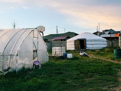 Dalis žmonių Mongolijoje vis dar gyvena jurtose