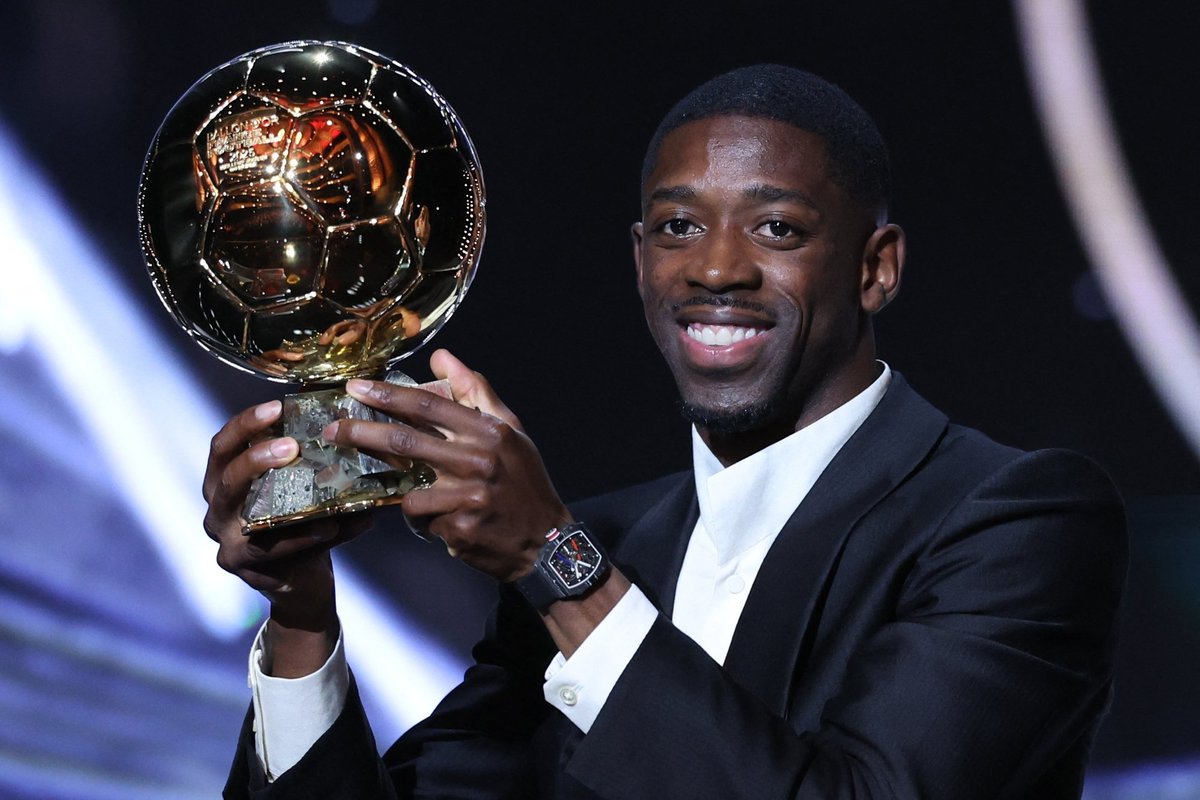 „Ballon d`Or“ apdovanojimuose – Dembele ir Bonmati spindesys