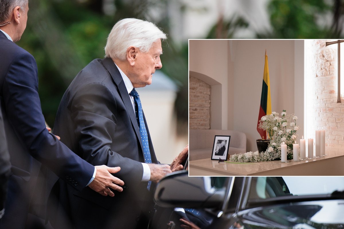 Rimtauto Juozo Vizgirdo laidotuvėse pasirodė ypatingas svečias – pagerbti atminimo atvyko Valdas Adamkus