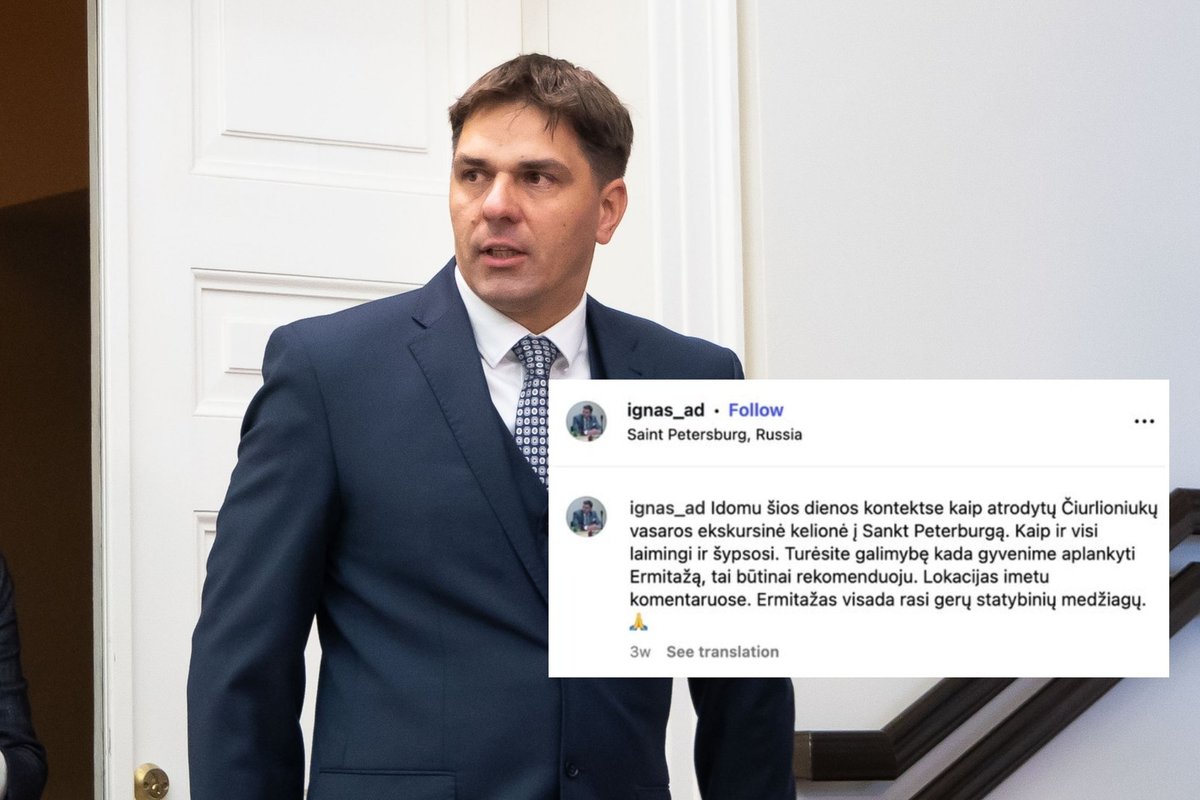 Ministras Adomavičius toliau lieka internautų akiratyje: pašalino savo kontroversišką įrašą