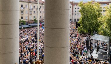 Vilniuje rengiamas protestas už deportuojamų užsieniečių teisę likti Lietuvoje
