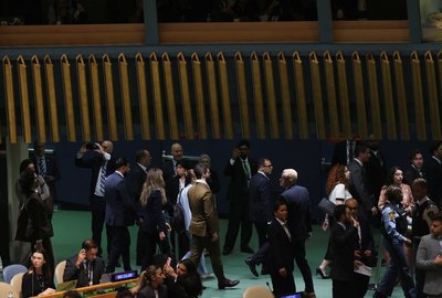 Benjamino Netanyahu kalba JT Generalinėje Asamblėjoje