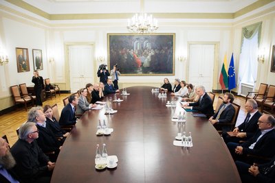 Prezidento susitikimas su kultūros bendruomenės atstovais