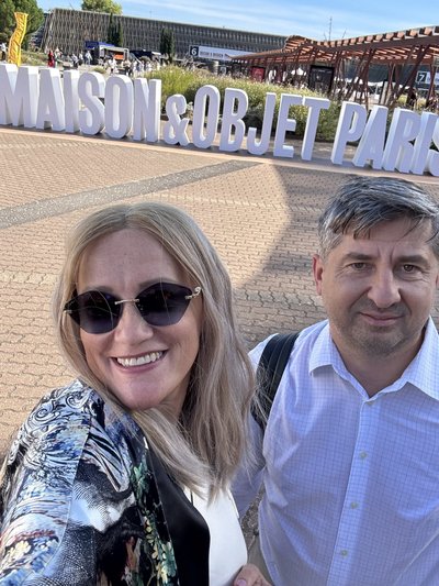 „Krispo“ įkūrėjos ir vadovės Kristinos Strolienės vizitas Maison & Objet“ parodoje