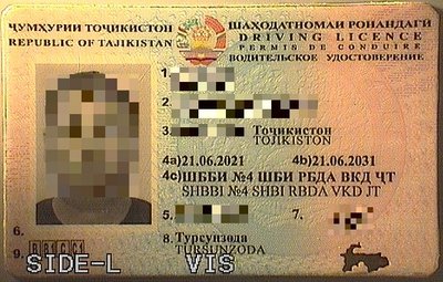 Tadžikas įkliuvo dėl klastotės