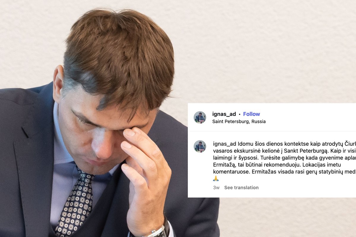 Socialinių tinklų vartotojų akiratyje – kontroversiškas Ignoto Adomavičiaus įrašas - Delfi