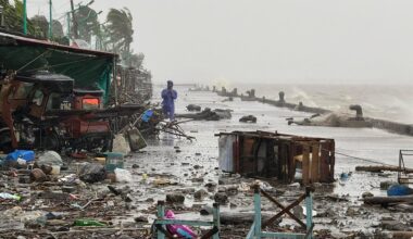 Filipinus užklupus supertaifūnui, Kinijoje rengiamasi evakuoti 400 tūkst. gyventojų