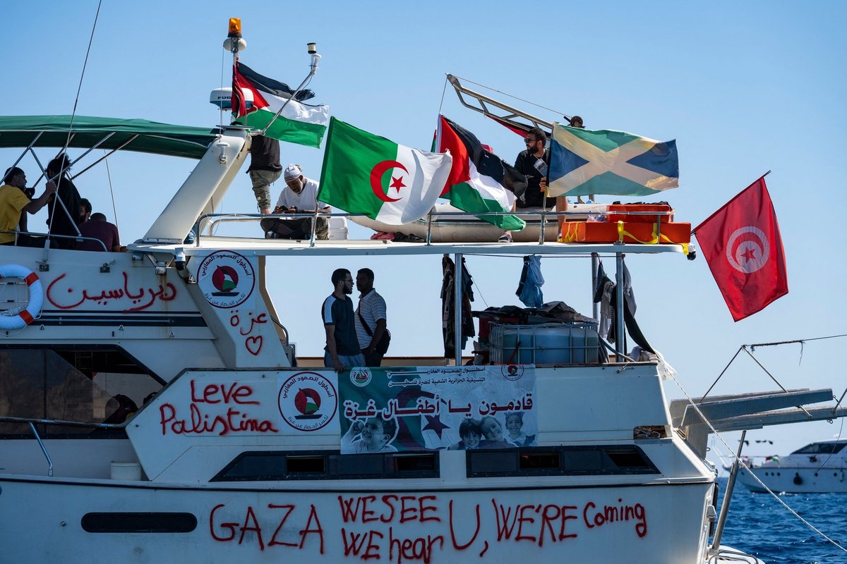 Izraelis: pagalbos Gazai flotilė per užsienio tinklą yra susijusi su „Hamas“