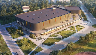 Tauragės sporto arenos maketas