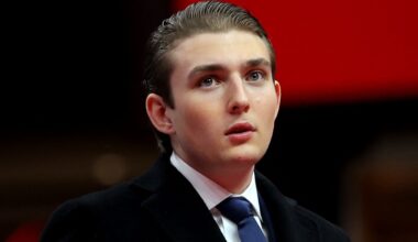 Jaunėlis Trumpo sūnus Barronas nustebino savo išvaizda