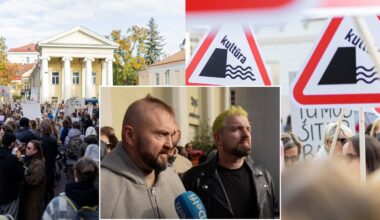 Proteste pasirodę Stano ir Zvonkus piktinasi: kažkas panašaus buvo tik Pakso laikais