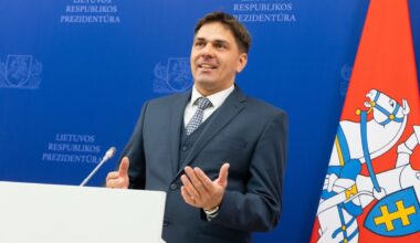 Tiesiogiai: protestas dėl Nausėdos kultūros ministru paskirto „Nemuno aušros“ atstovo Adomavičiaus