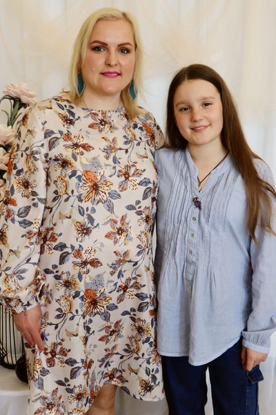 Agnė Janulienė su dukra Marija