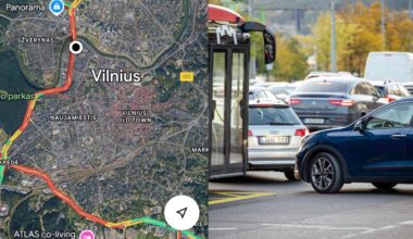 Dieną be automobilio Vilnius tapo vienu dideliu kamščiu: sostinė dūsta nuo spūsčių - Delfi