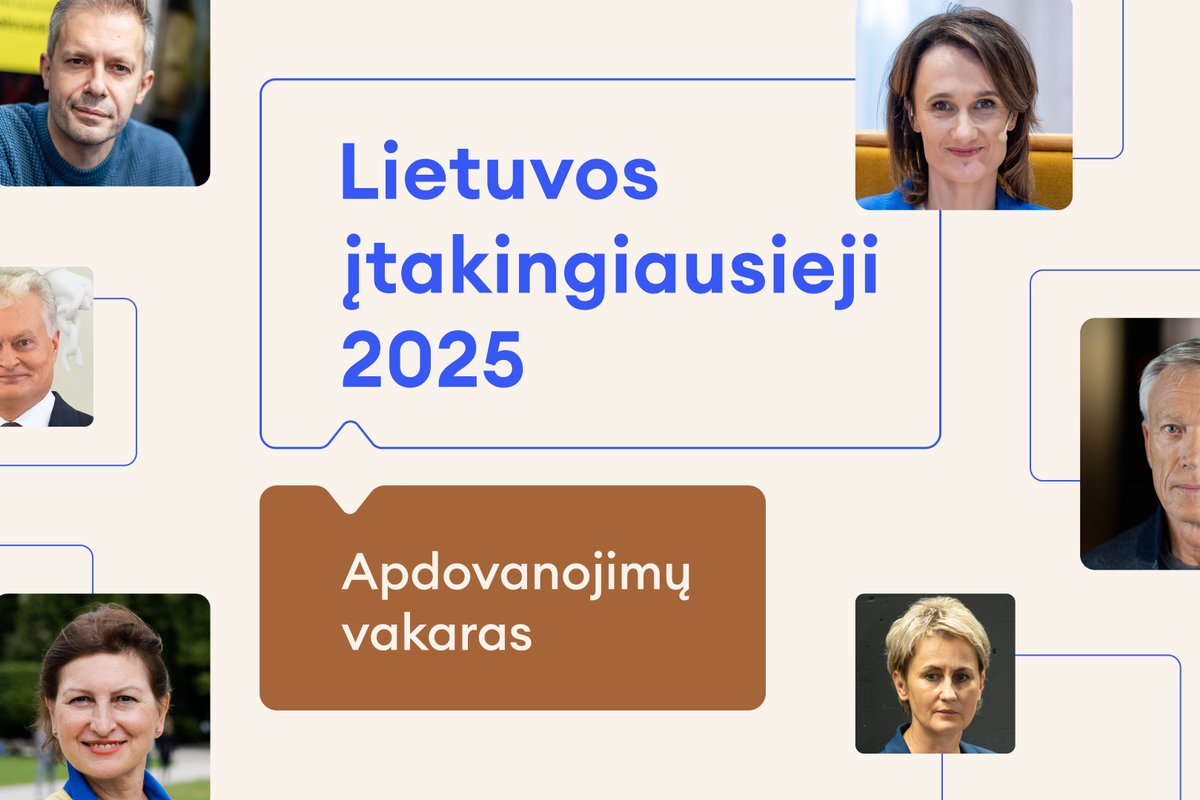 Delfi Lietuvos įtakingiausieji 2025. Apdovanojimų vakaras