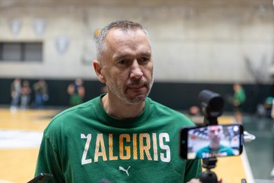 Kauno „Žalgirio“ komandos atvira treniruotė ir spaudos konferencija