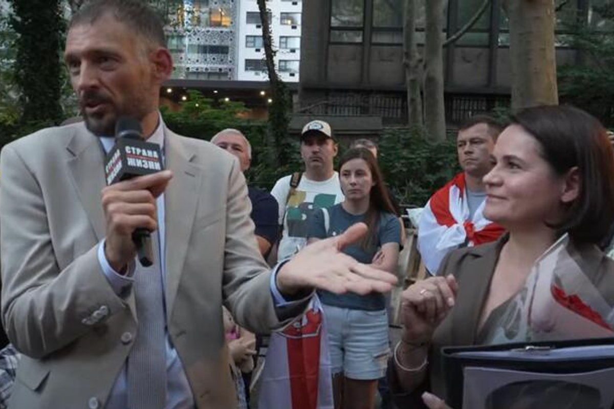 Niujorke – nejaukus epizodas tarp Cichanouskių - Delfi