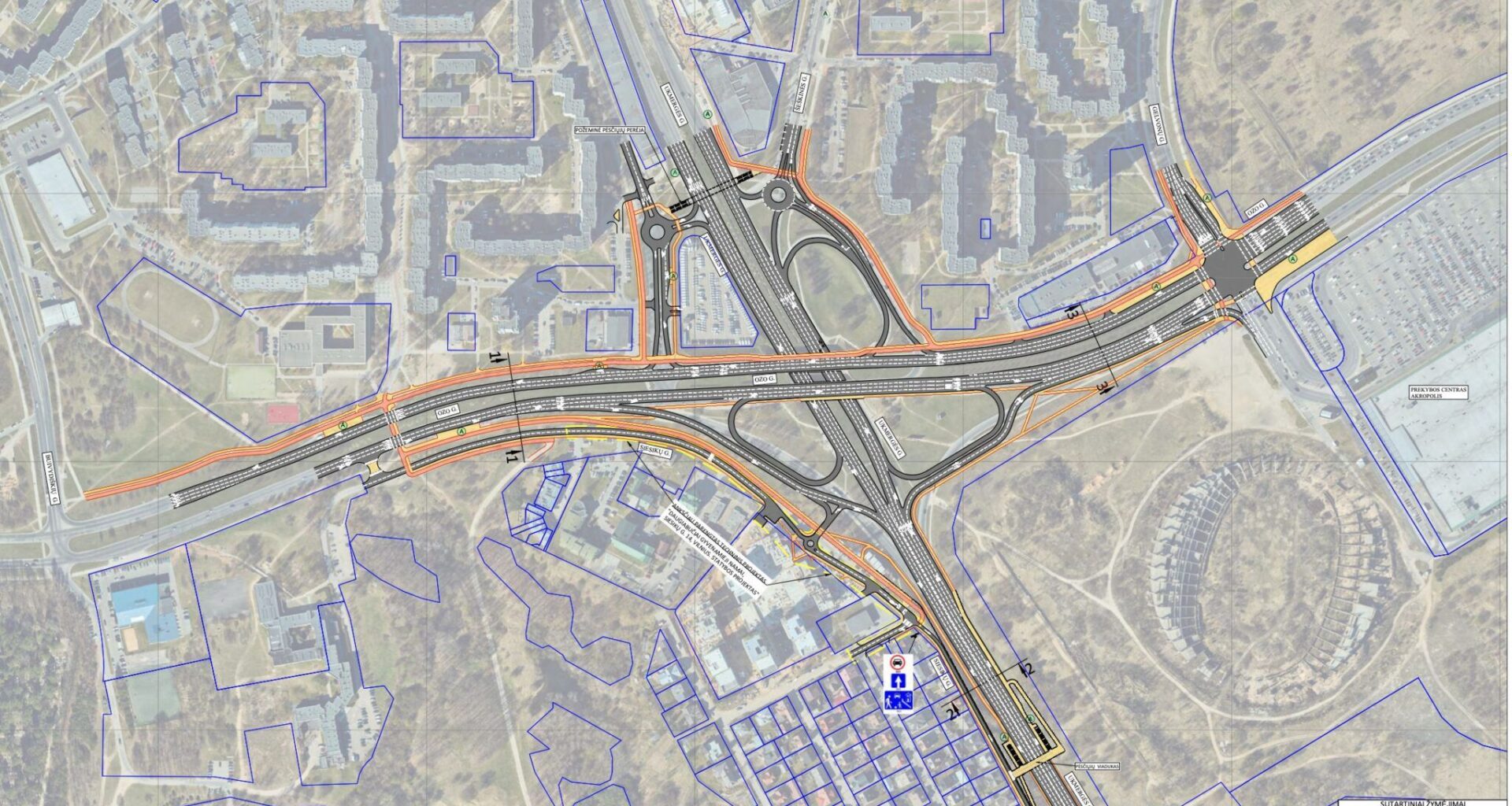 Bus visiškai keičiama Ozo - Ukmergės gatvių sankryža: štai, kokie pokyčiai numatomi