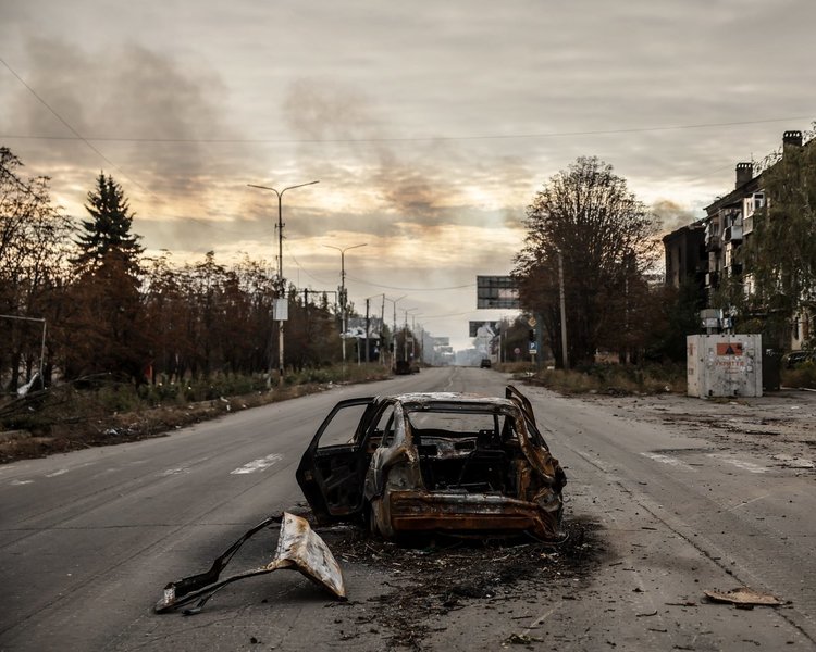 Okupantų nuniokotas Doneckas (nuotr. SCANPIX) 14
