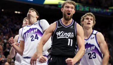 Pergalingą metimą pataikęs Sabonis riaumojo kaip liūtas – pirmoji „Kings“ pergalė šį sezoną