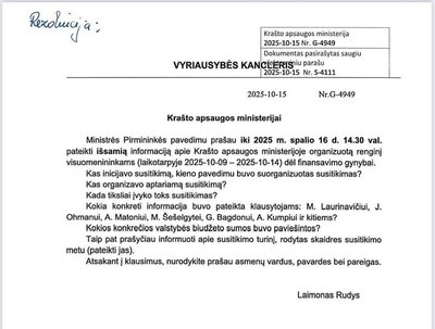 Ingrida Šimonytė pasidalijo ją sukrėtusiu raštu