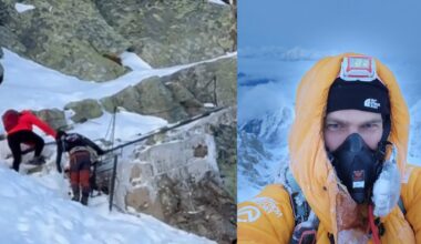 Alpinistas po pasipiktinimo dėl į kalnus su kūdikiu kopusios poros: tai yra labai pavojinga - Delfi