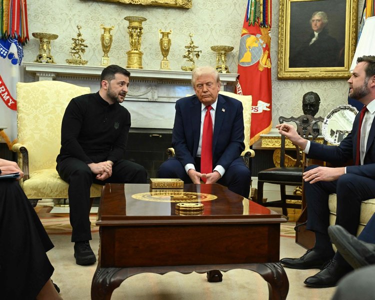 V. Zelenskis, D. Trumpas, J.D. Vance'as (nuotr. SCANPIX) 33