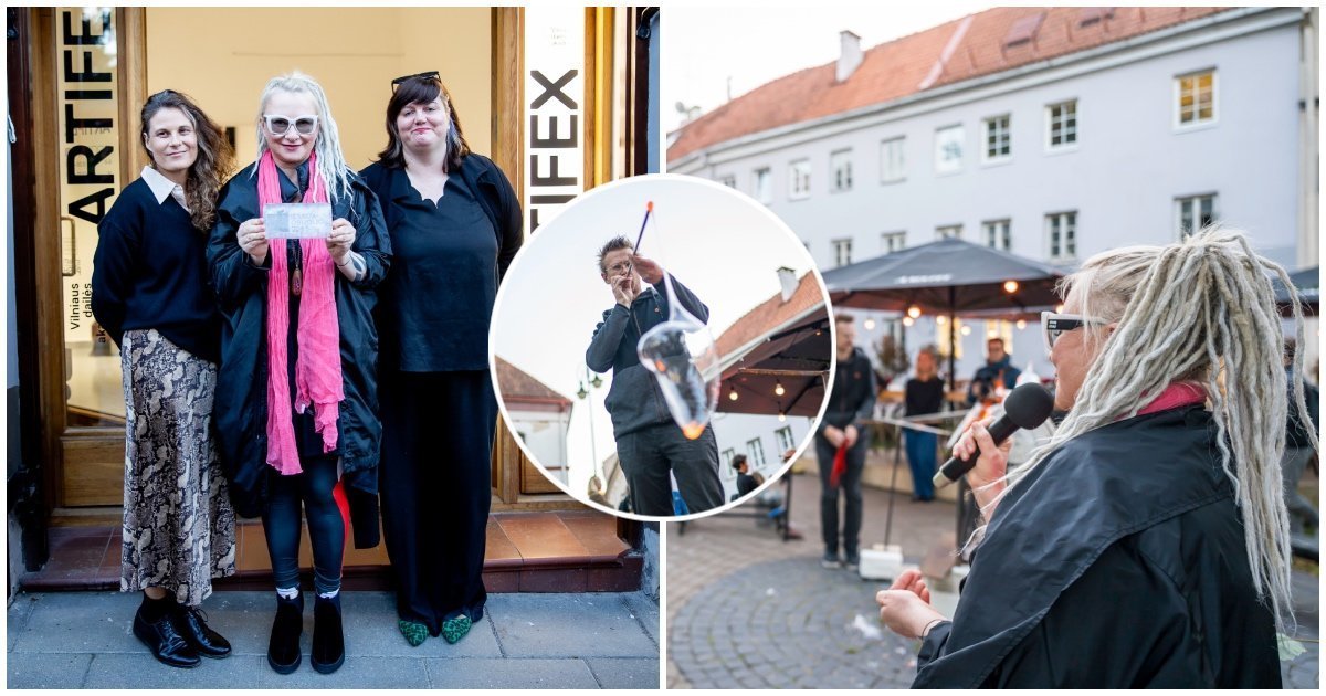 Baigėsi mėnesį sostinės senamiestyje spindėjęs trečiasis stiklo meno festivalis „Ieškok obuolio“