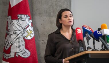 Žiniasklaida: Cichanouskajos biuras buvo laikinai sustabdęs veiklą Lietuvoje