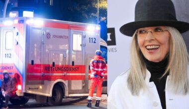 Plinta į pagalbą Diane Keaton vykusių medikų skambutis