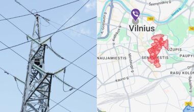 Vilniuje – elektros gedimas: dalis klientų Senamiestyje ir Užupyje liko be energijos