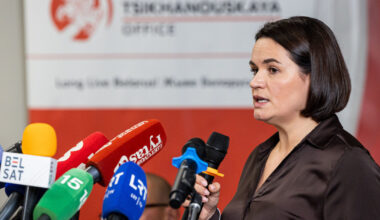 Lietuvai nesuteikus apsaugos, Cichanouskaja atšaukia svarbų vizitą