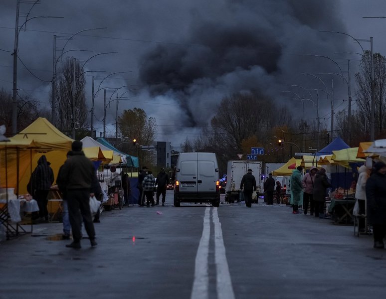 Karas Ukrainoje. Kyjive įvykdyta brutali ataka (nuotr. SCANPIX) 9