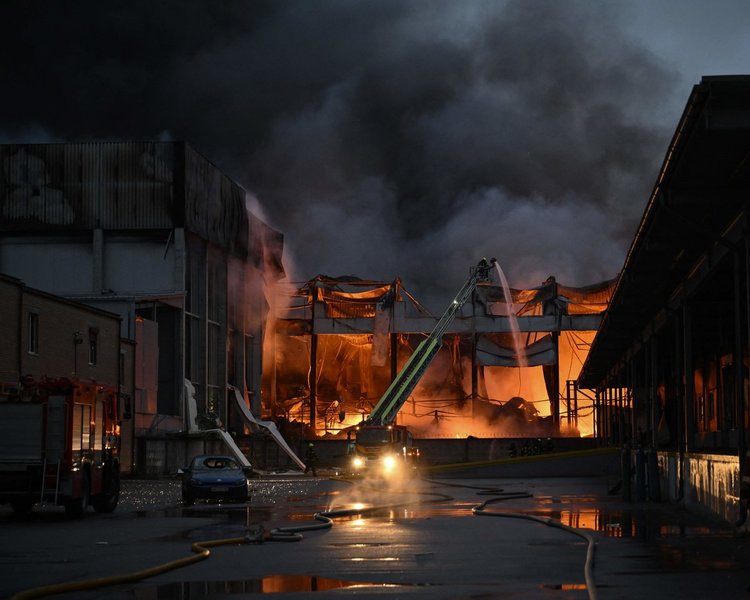 Karas Ukrainoje. Kyjive įvykdyta brutali ataka (nuotr. SCANPIX) 4