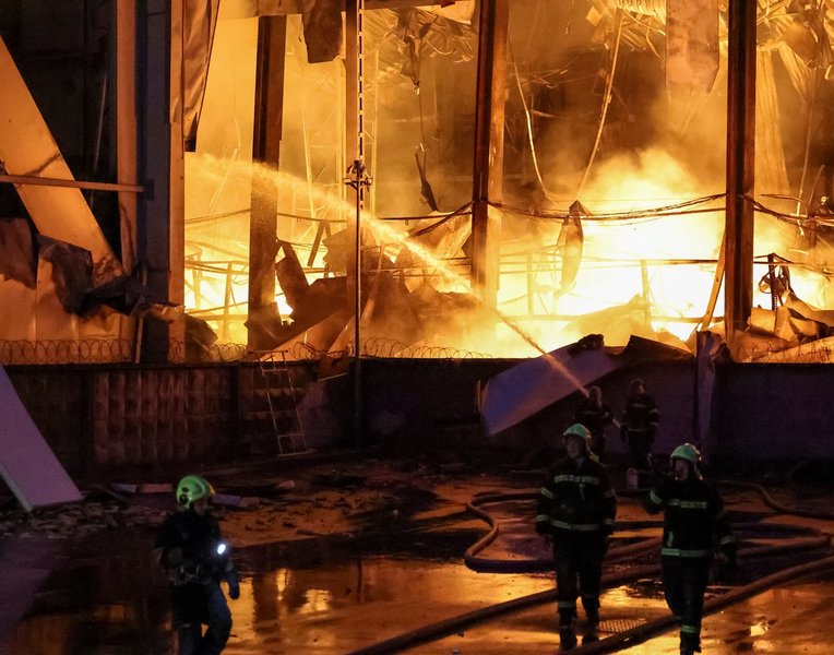 Karas Ukrainoje. Kyjive įvykdyta brutali ataka (nuotr. SCANPIX) 13