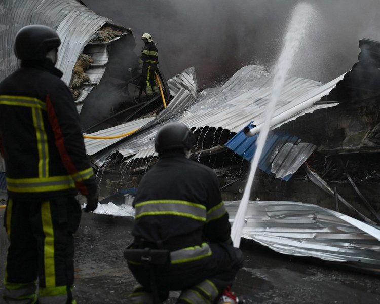 Karas Ukrainoje. Kyjive įvykdyta brutali ataka (nuotr. SCANPIX) 2