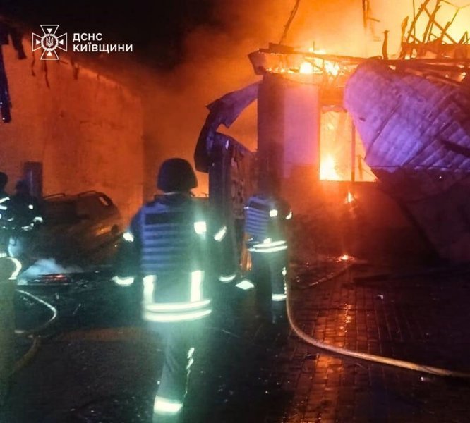 Rusų ataka Kyjive (nuotr. Telegram) 23