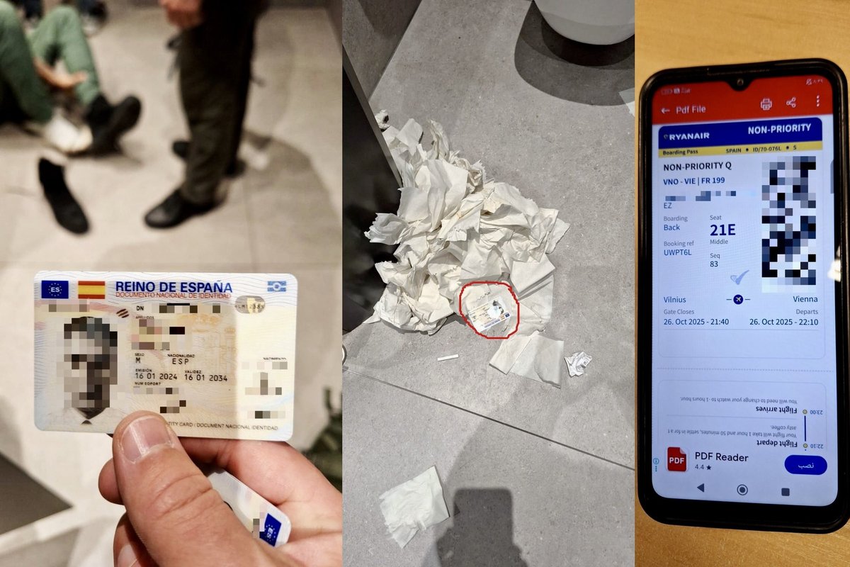 Į Austriją panorusių prieglobsčio „prašytojų“ rankose – ispaniškų tapatybės kortelių klastotės