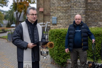 Pasaulinę gyvūnų dieną – kunigas palaimino vilniečių augintinius
