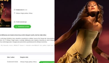 Tirpsta išankstiniai bilietai į Jessica Shy koncertą: priėjus eilę – džiugi žinia