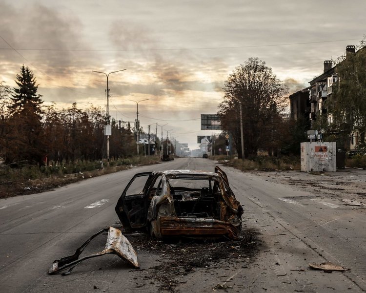 Okupantų nuniokotas Doneckas (nuotr. SCANPIX) 11