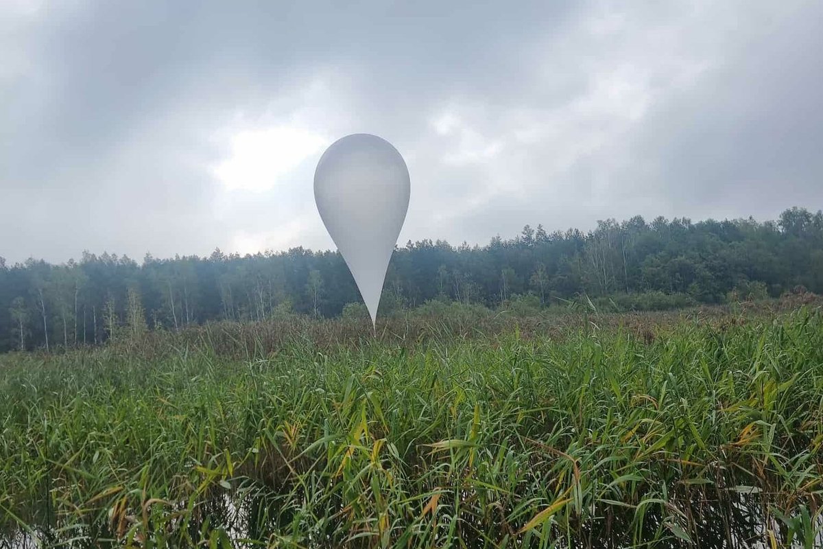 Meteorologinis balionas su kontrabandinėmis cigaretėmis praėjusią savaitę atskrido ir į Latviją