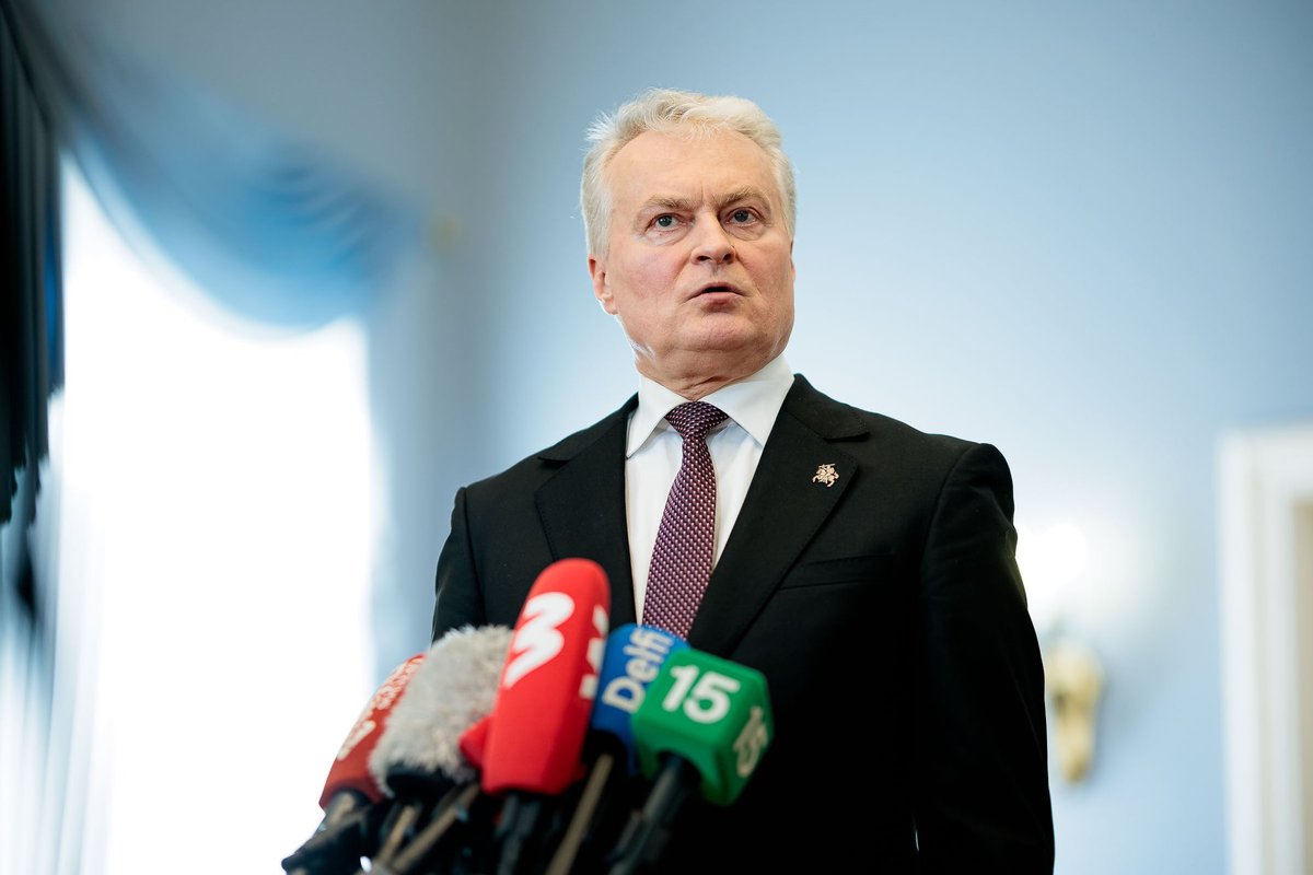 Nausėda sureagavo į incidentą Estijoje: grėsmės lygis prie Lietuvos sienų nėra padidėjęs