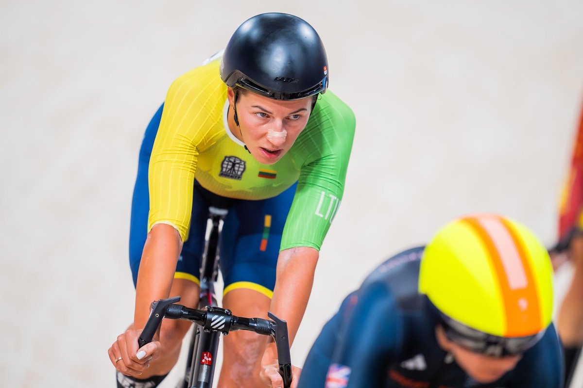 Pasaulio dviračių treko čempionate Baleišytei skirta bauda