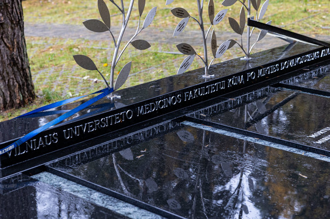 Pauliaus Peleckio / BNS nuotr./Medicinos mokslui savo kūnus paaukojusių žmonių amžinojo poilsio vieta Antakalnio kapinėse