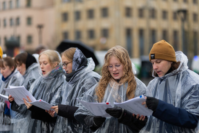 Roberto Riabovo / BNS nuotr./Protestas „Mes esame kultūra“