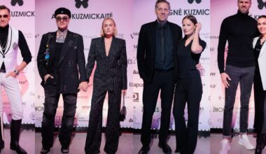 Angės Kuzmickaitės naujausios kolekcijos pristatyme – garsios žvaigždės: demonstravo stilių ir eleganciją
