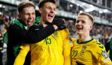 Paskelbta Lietuvos rinktinės sudėtis rungtynėms su Suomijos ir Lenkijos rinktinėmis